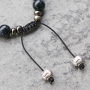 Mach super Winter Schmuck f&uuml;r M&auml;nner mit u.a. Naturstein Perlen, DQ Metall und Leder.