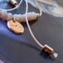 Schmuck Set im Ethno Look aus Metall DQ gemacht in rosegold & Macram&eacute; Band!