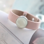 Ein faszinierendes Schmuck Set aus trendy Cabochon von Polaris Elements in hellen T&ouml;nen f&uuml;r eine zarten Look