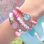 Acryl Perlen sind super farbenfroh, sch&ouml;n zur Verarbeitung in fr&ouml;hlichem Schmuck und Accessoires f&uuml;r Kinder.