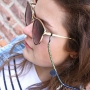 Neue Sonnenbrille bestellt? Stylen Sie Ihre Brille und Design mit trendy Sonnenbrillen Kordel!
