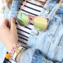 Neue Sonnenbrille bestellt? Stylen Sie Ihre Brille und Design mit trendy Sonnenbrillen Kordel!
