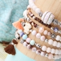 Stehlen Sie die Show und machen hippen Schmuck mit unseren Glasperlen meliert als Basis!