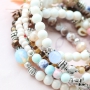 Stehlen Sie die Show und machen hippen Schmuck mit unseren Glasperlen meliert als Basis!