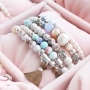 Stehlen Sie die Show und machen hippen Schmuck mit unseren Glasperlen meliert als Basis!