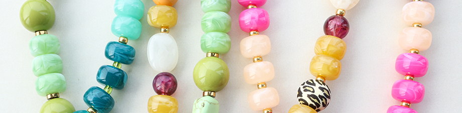 Neue Serie farbenfroher Disc-Acrylperlen