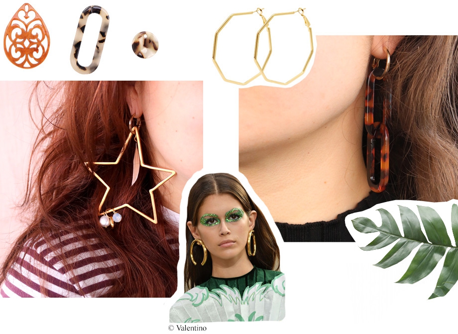 Trendy oorbellen